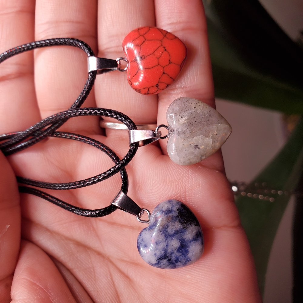 3pc Heart Necklace set